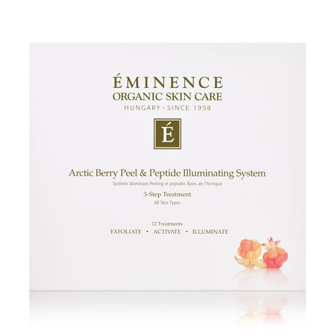 Eminence Organics : Système illuminant Peeling et Peptides Baies de l'Arctique