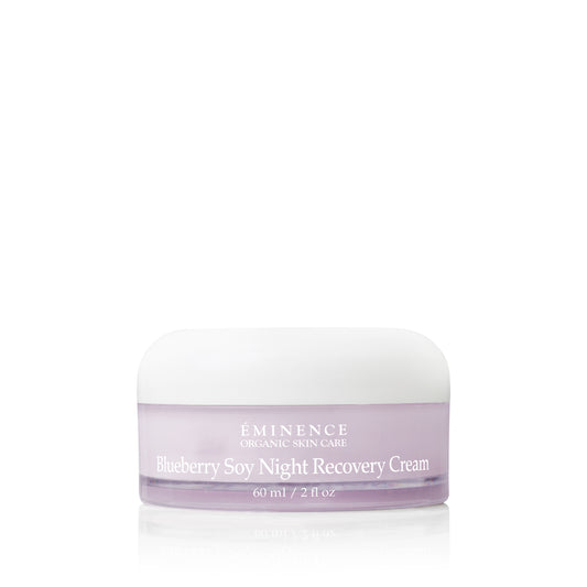 Crème de nuit réparatrice bleuet-soya anti-âge