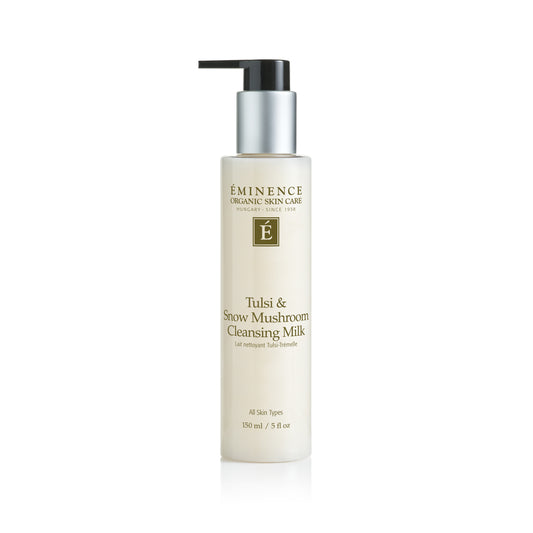 Eminence Organics : Lait nettoyant aux champignons Tulsi et Trémelle